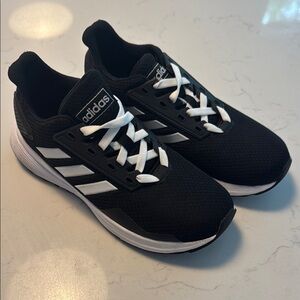 Adidas Black and White Athletic Sneakers